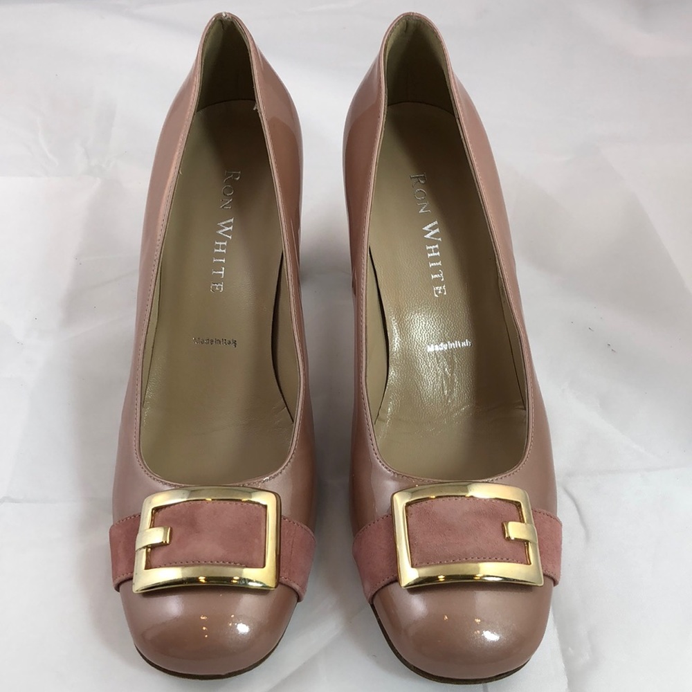 RON WHITE “Vicki” style pink/nude heels